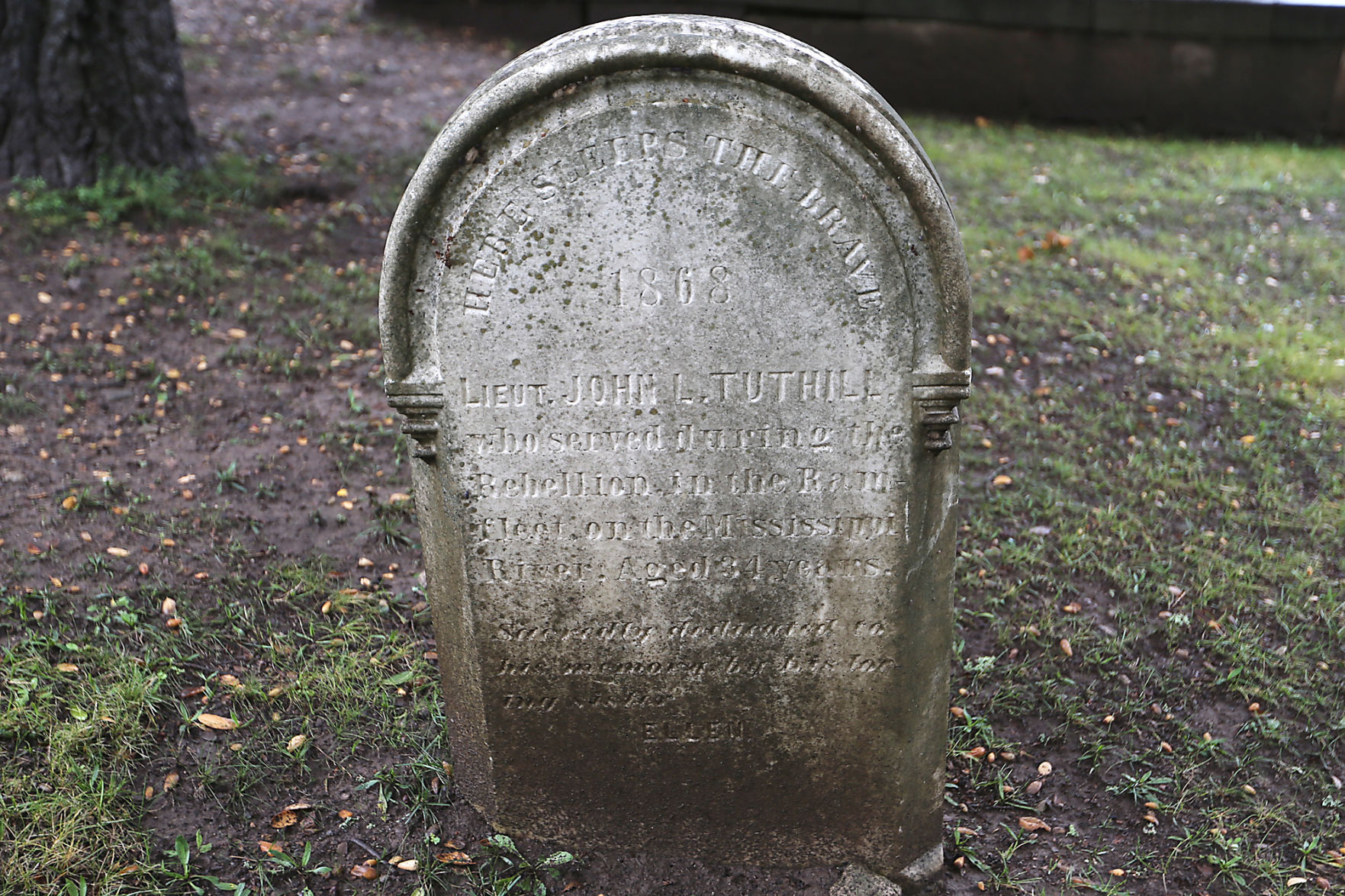 Tulocay Cemetery: Lt. John Tuthill, 1834-1868